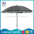 2016 New design Wind resistant Sun and rain Polyester custom logo printed beach umbrellas